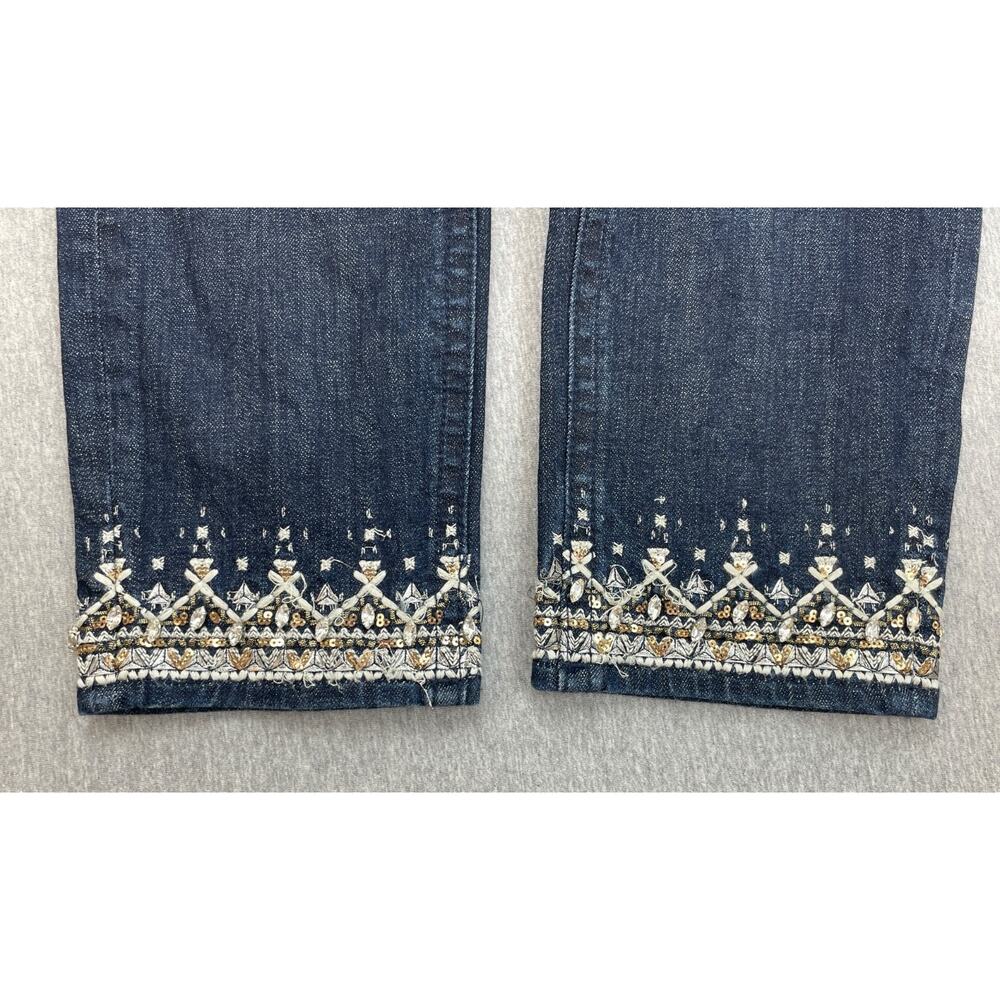 Miss Me Jeans Womens 29 Blue Cotton Blend Stretch Ankle Skinny Leg - Picture 9 of 9